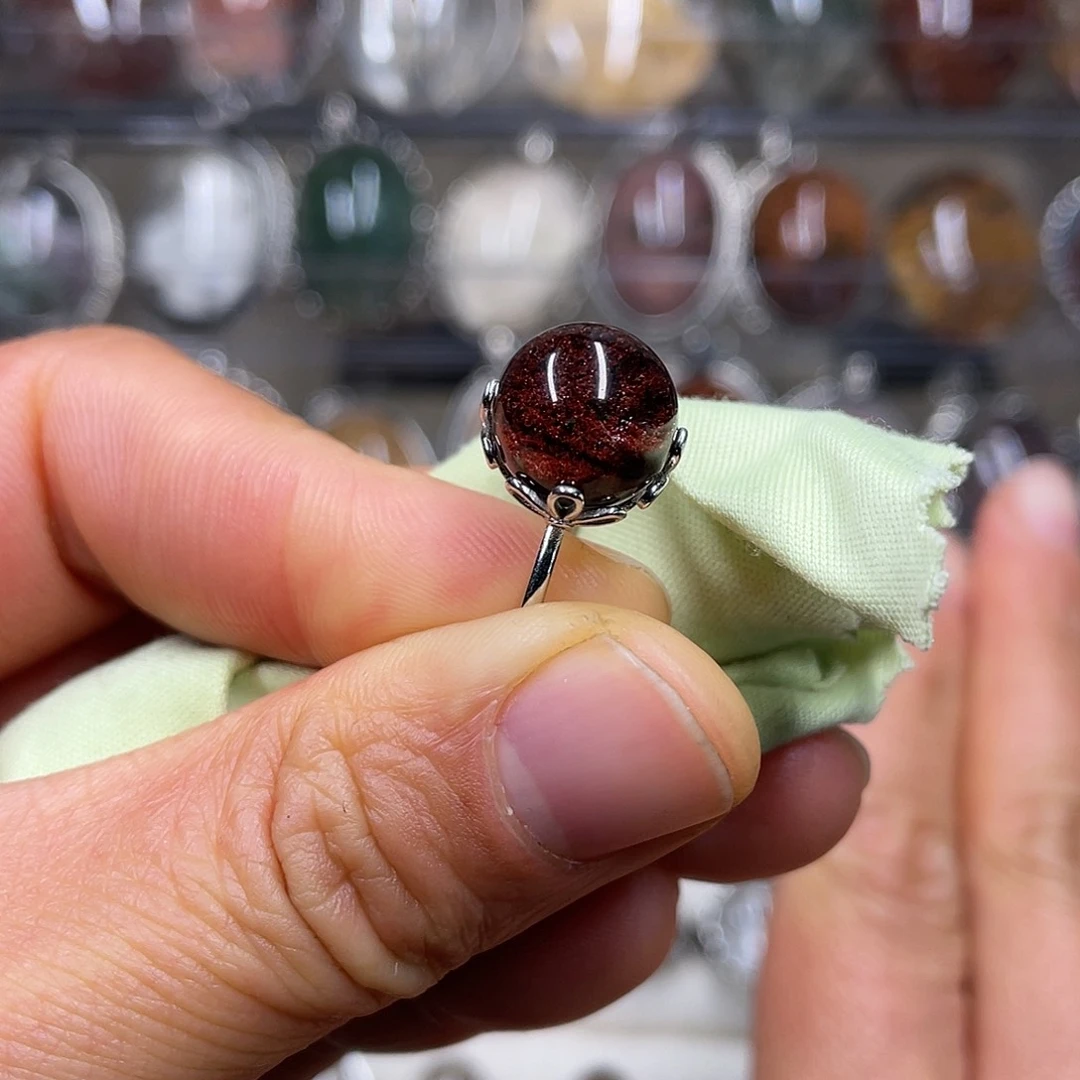 【闪购商品】水晶珠宝半成品银S925镶嵌戒指