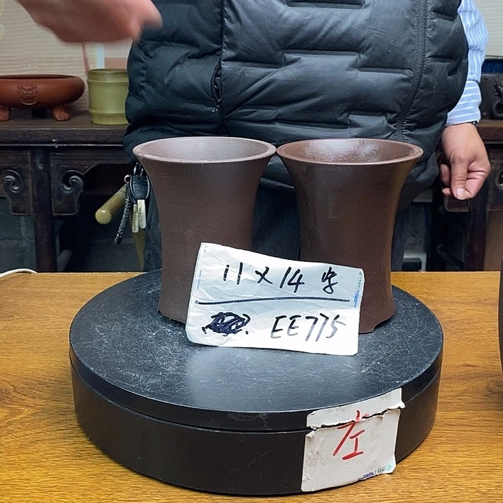 紫砂花盆货号一只EE775