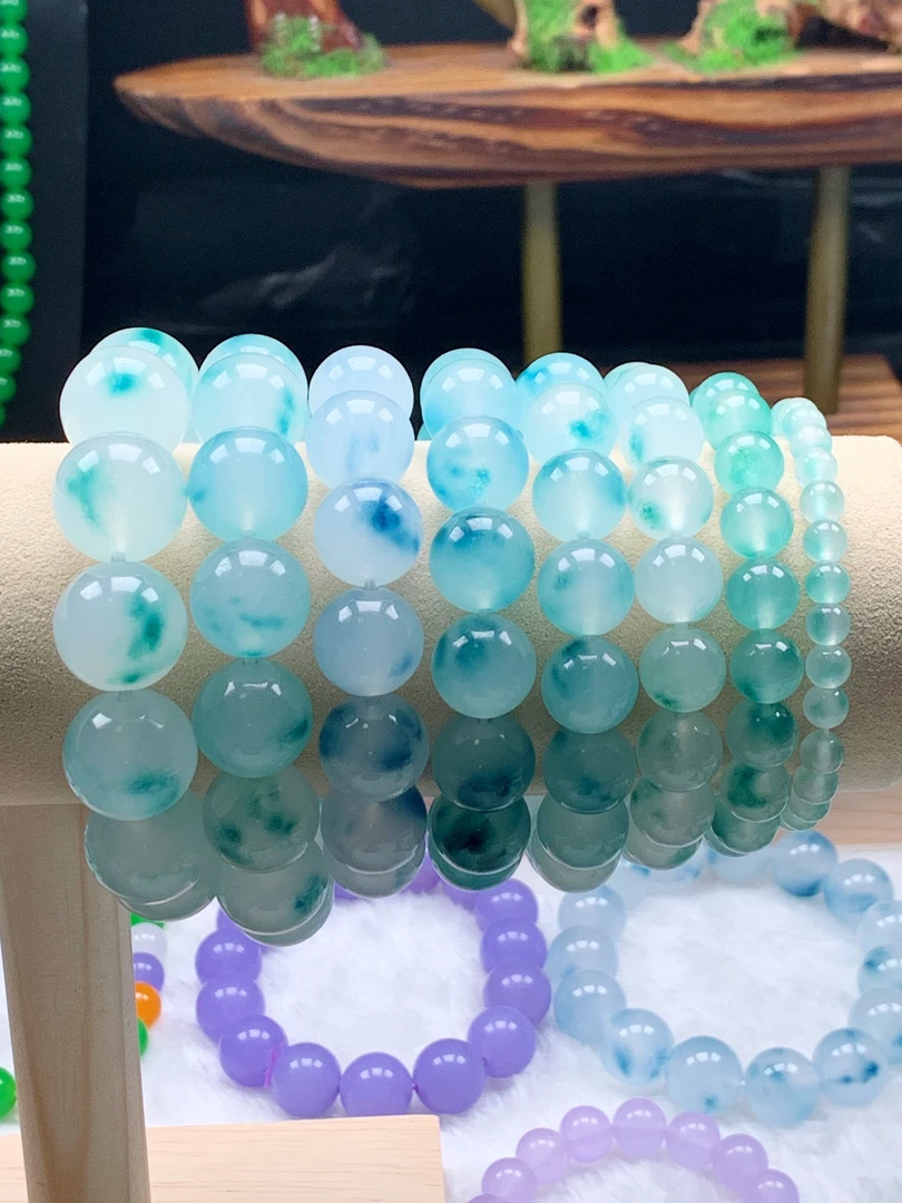 天然A货翡翠手串 改价链接（直播间选货）