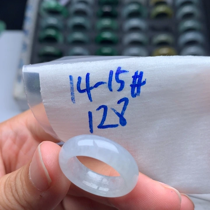 未镶嵌戒指翡翠戒圈