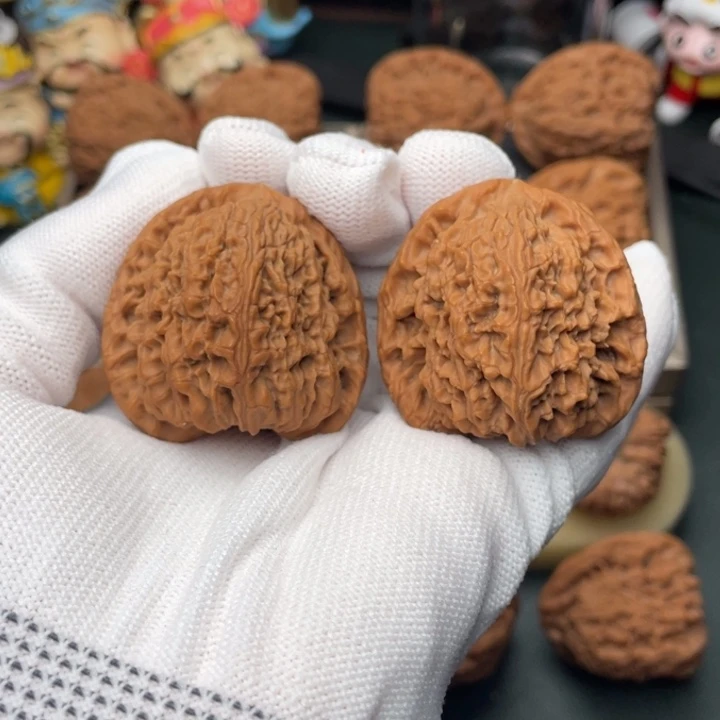 吊坠文玩核桃413940尺拉丝高炮