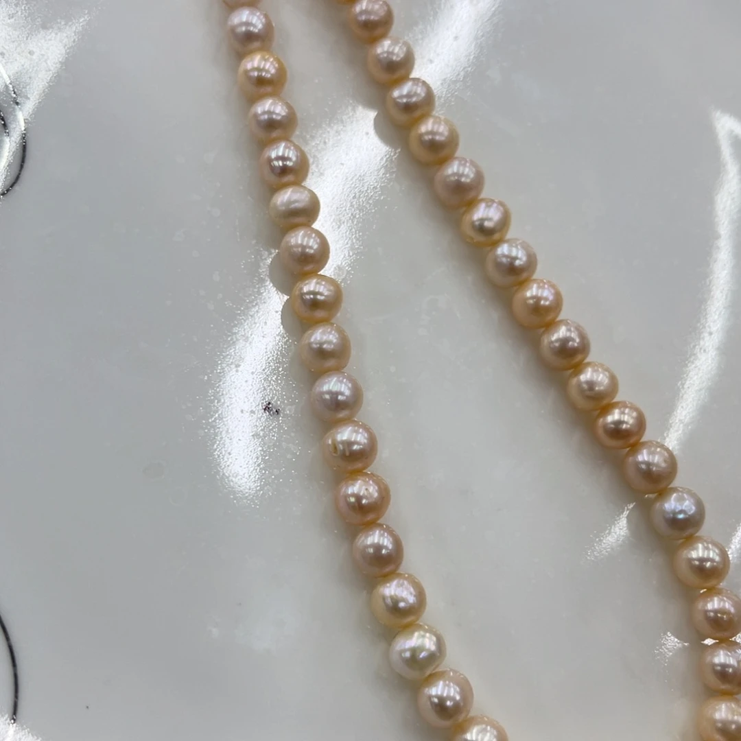 淡水珍珠颈饰合金899888