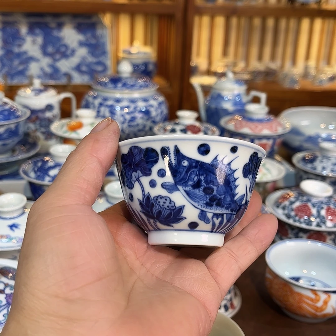 錡镇堂手工手绘杯