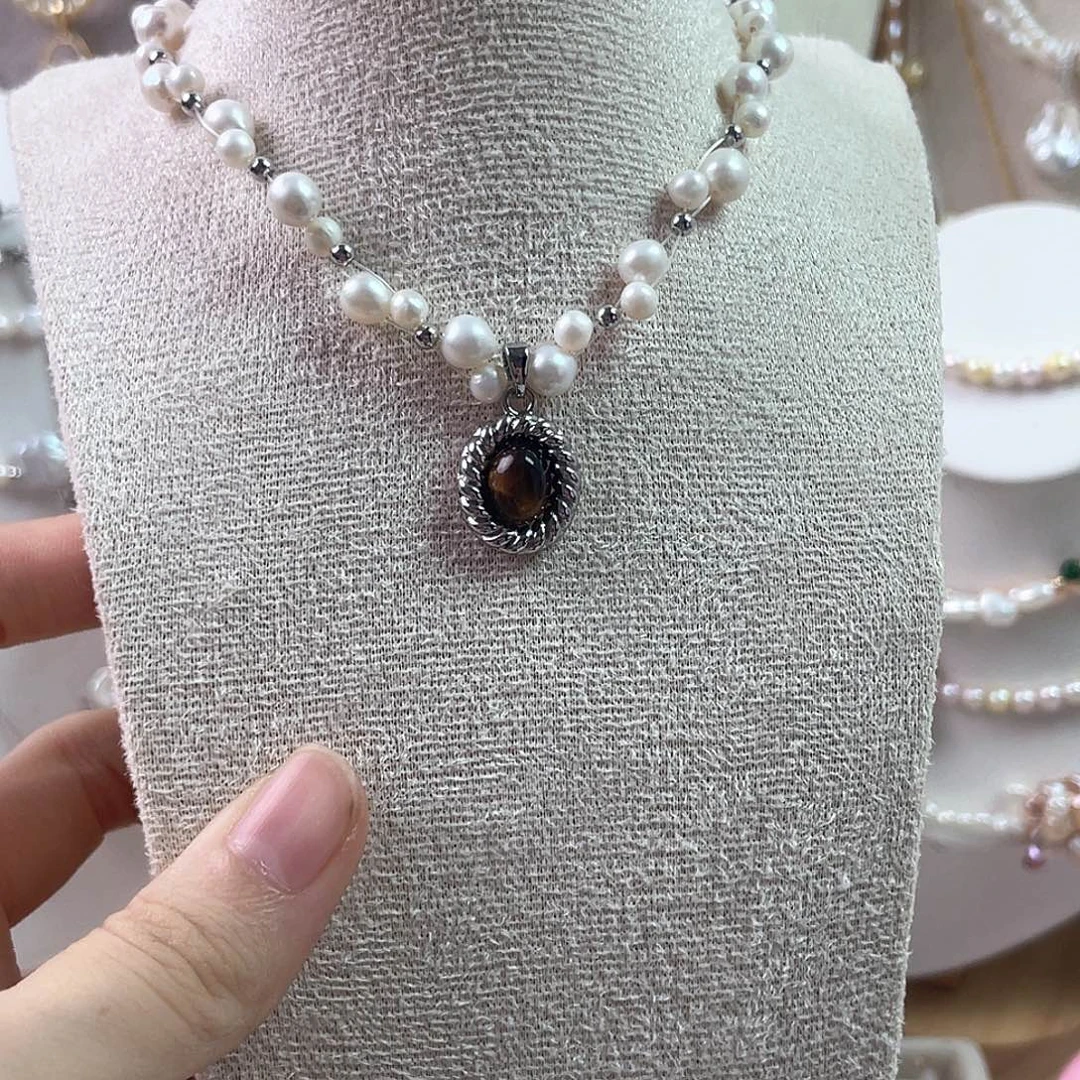 淡水珍珠未镶嵌颈饰