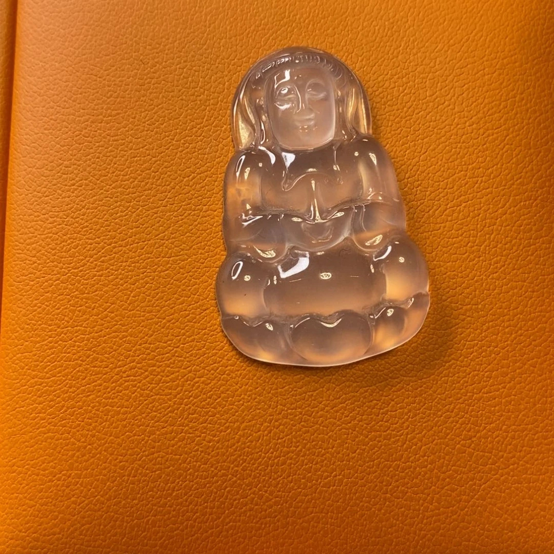 石英质玉未镶嵌吊坠