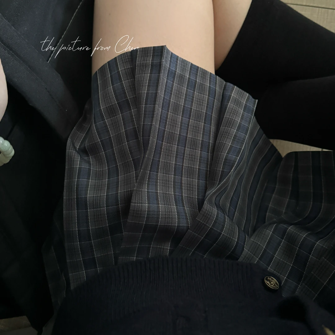 【定格】梨谱熊jk原创格裙正版学院风jk制服短裙校供感JK长裙半身裙