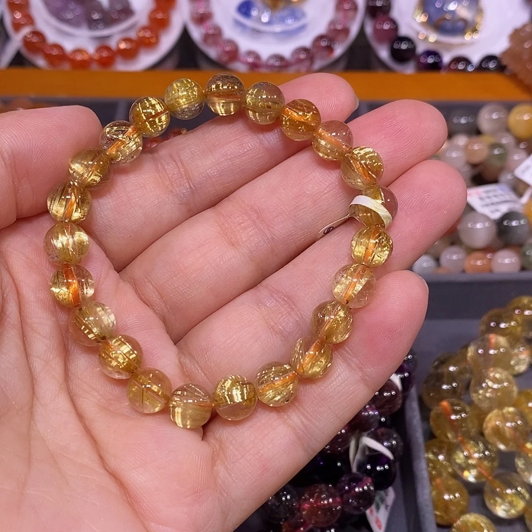 未镶嵌手链水晶金钛晶8
