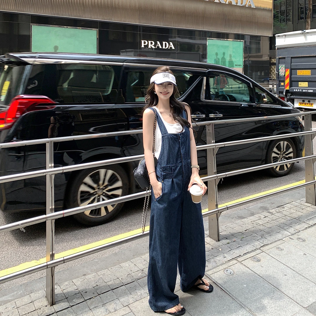 Lilylikes“港风背带裤”TVB富家女松弛出街 轻复古感牛仔背带裤