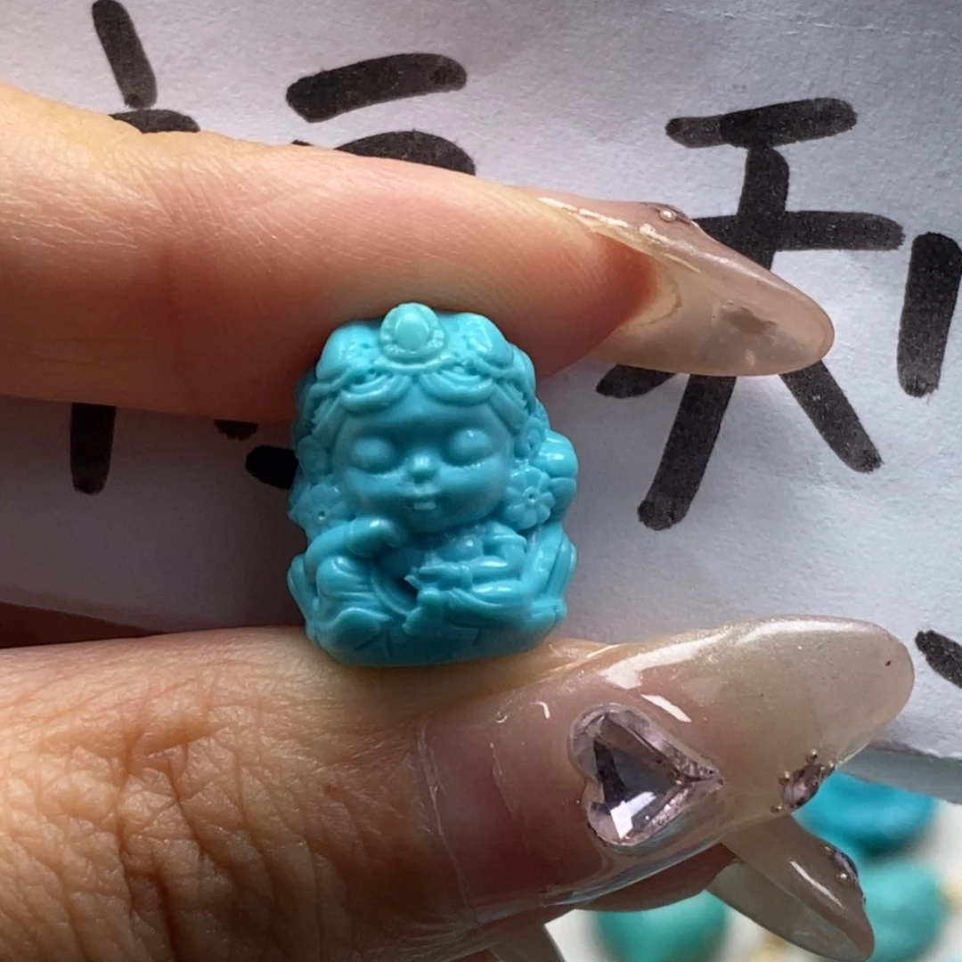 绿松石未镶嵌颈饰