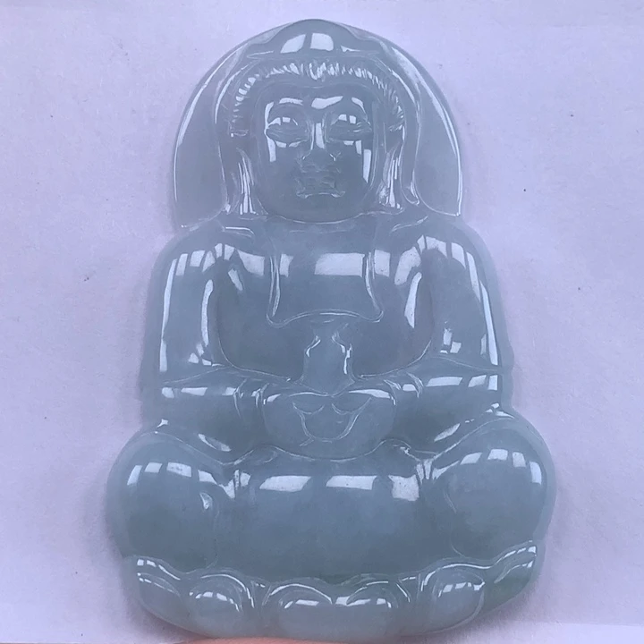 颈饰未镶嵌翡翠观音