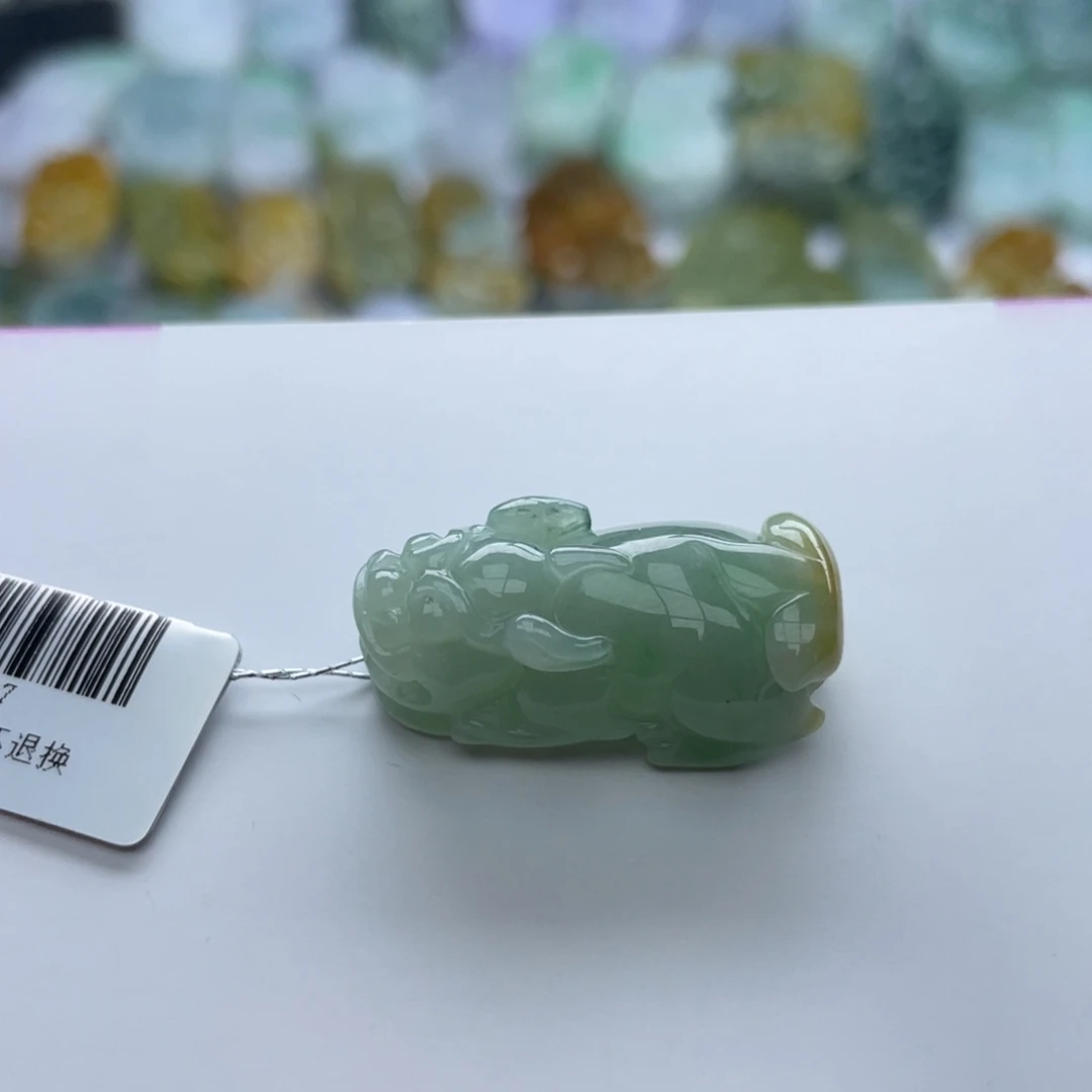 翡翠颈饰未镶嵌?***好貔貅