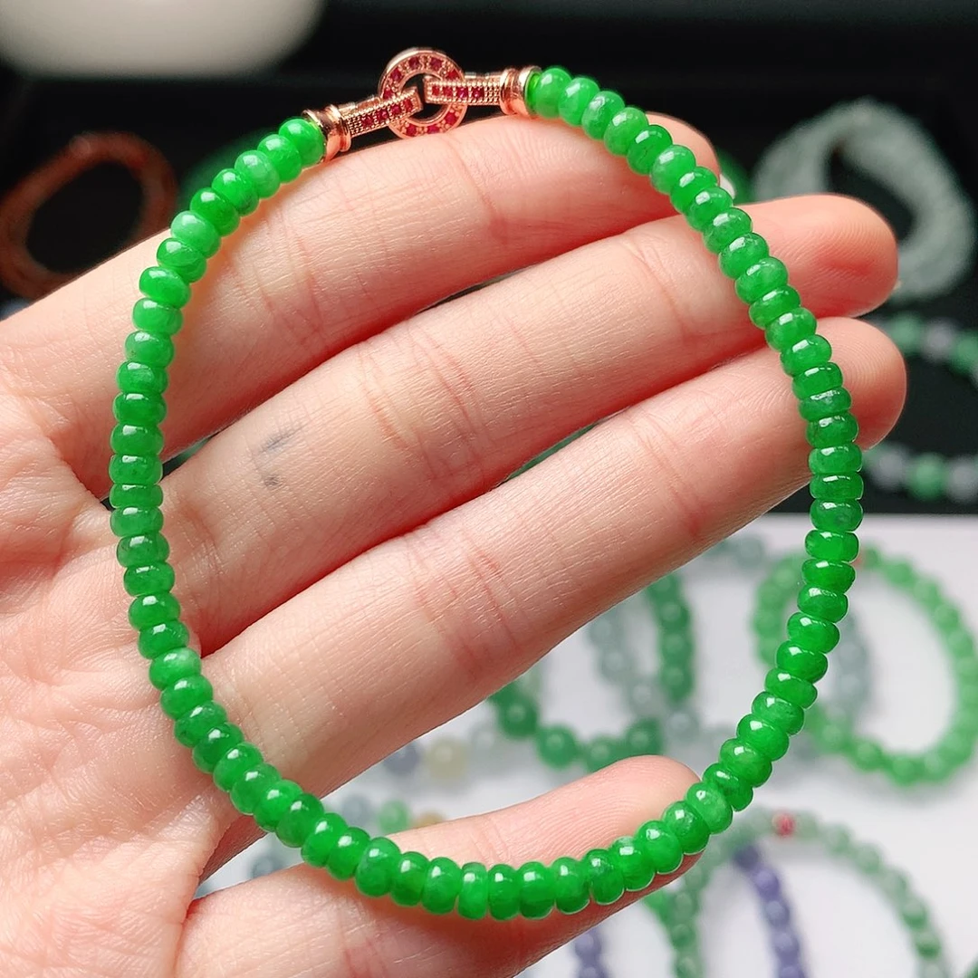 翡翠未镶嵌手链翡翠