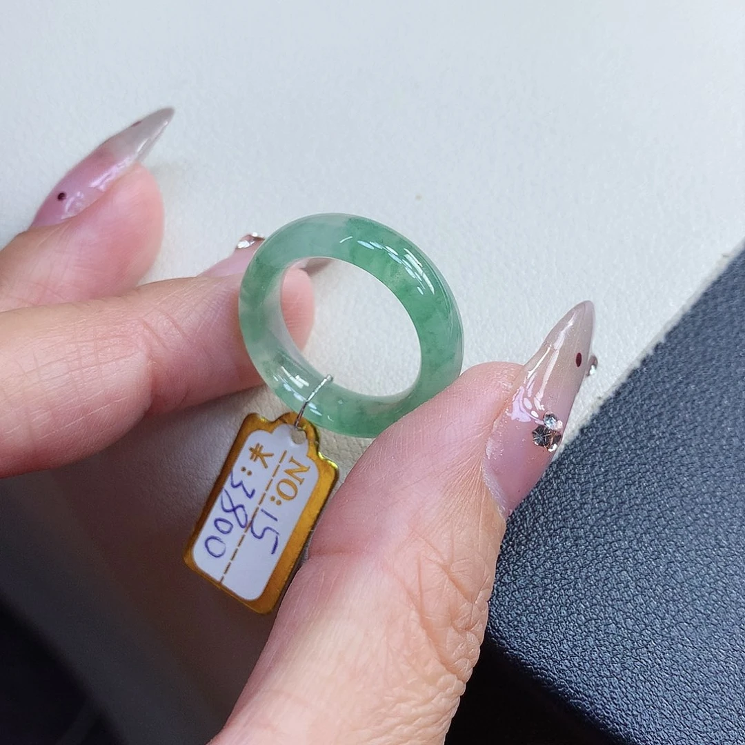 翡翠戒指未镶嵌15号