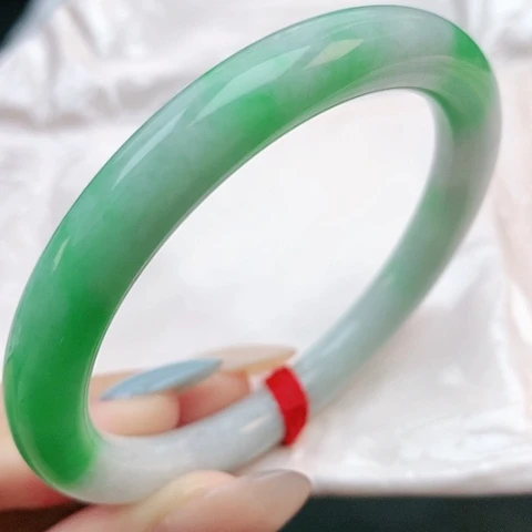 未镶嵌手镯翡翠55圆条882656