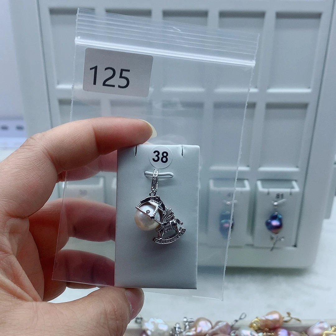 吊坠(不含链)合金淡水珍珠