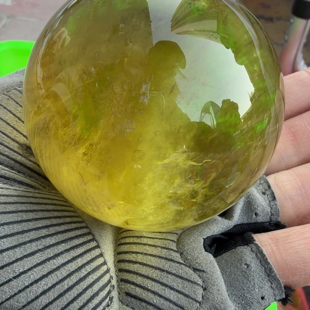 黄晶摆件未镶嵌未镶嵌天然水晶7.1公分摆件