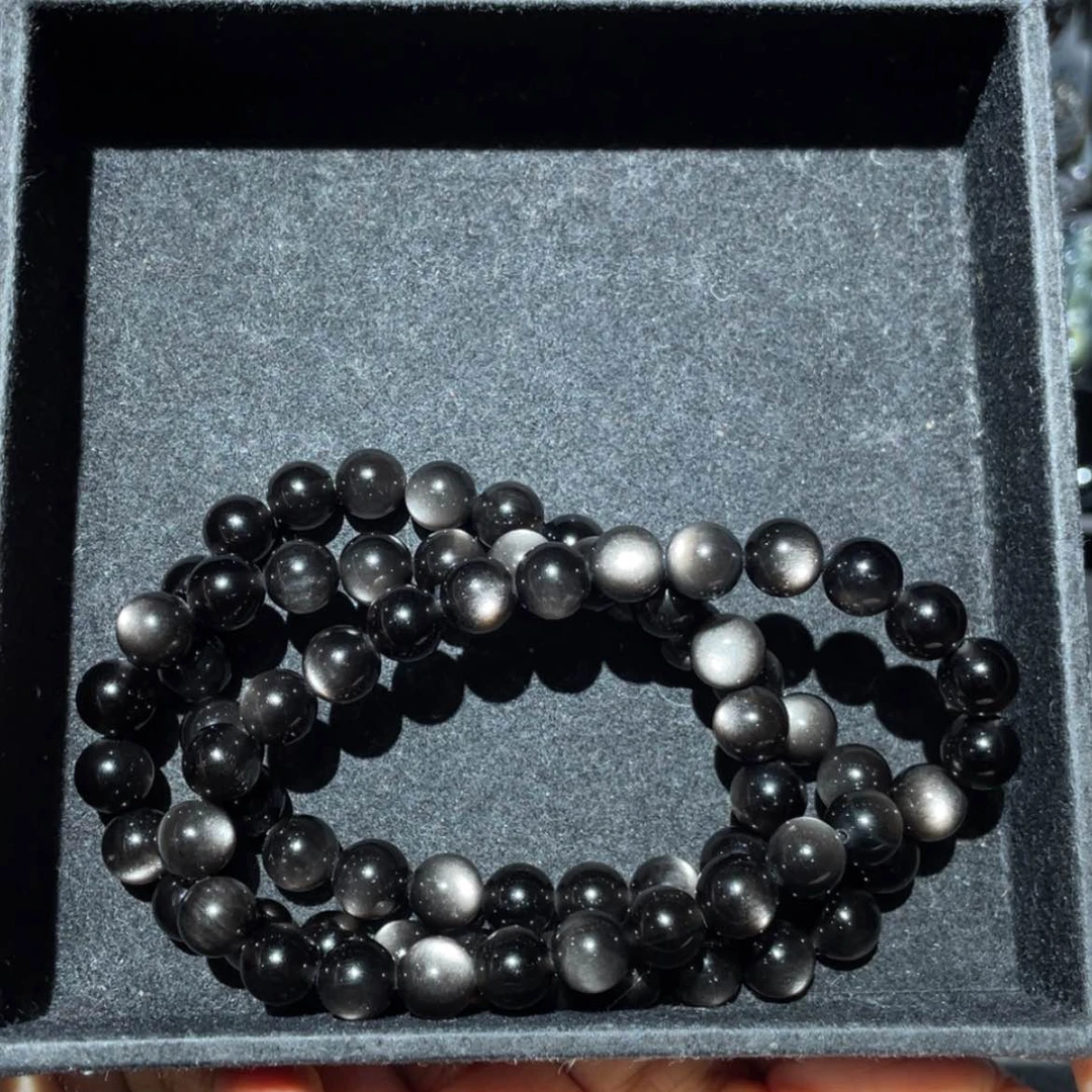 【闪购商品】未镶嵌黑曜岩手串Z*S