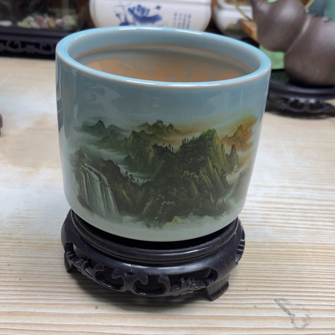 瓷片陶瓷花盆陶瓷艺术