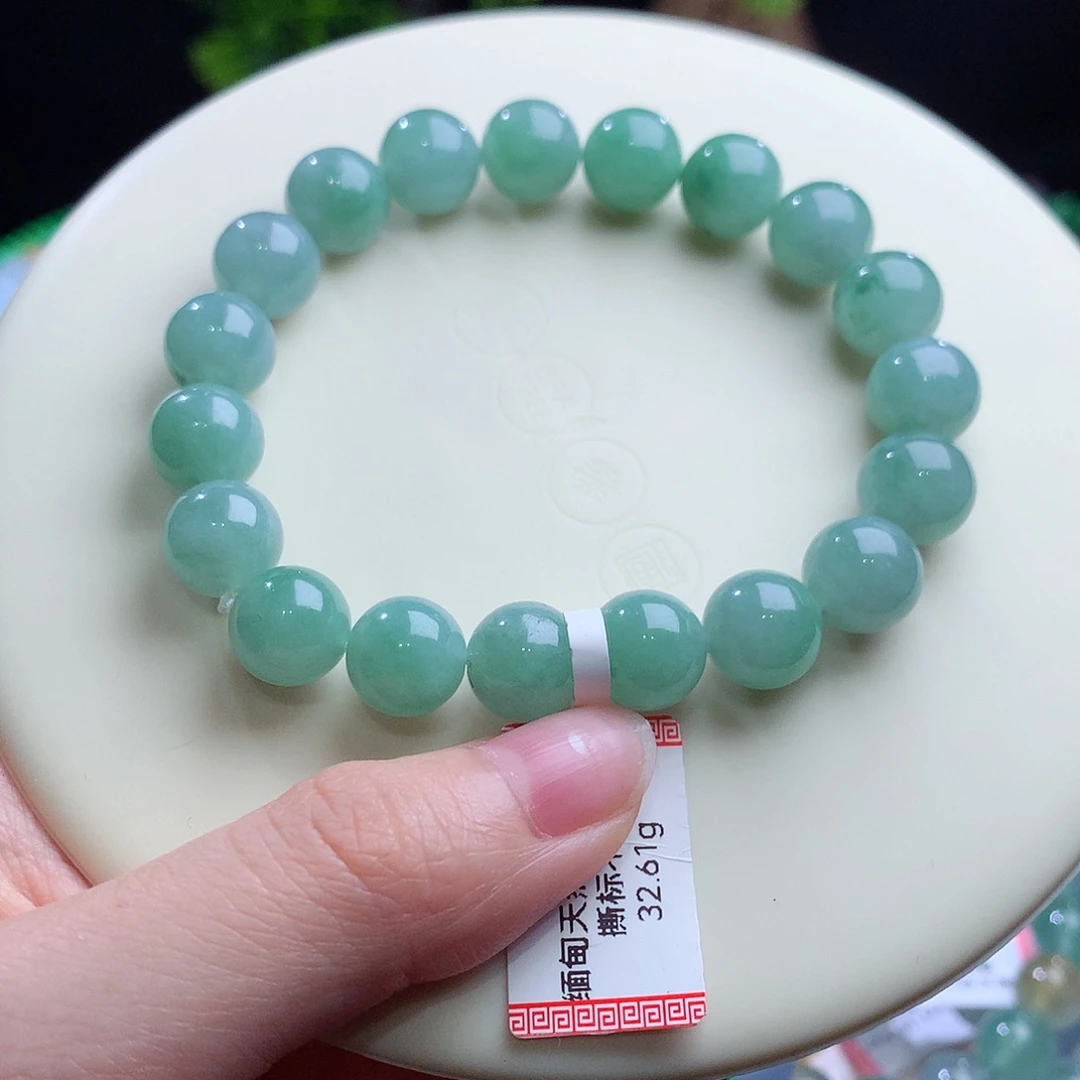 翡翠未镶嵌手串卡10