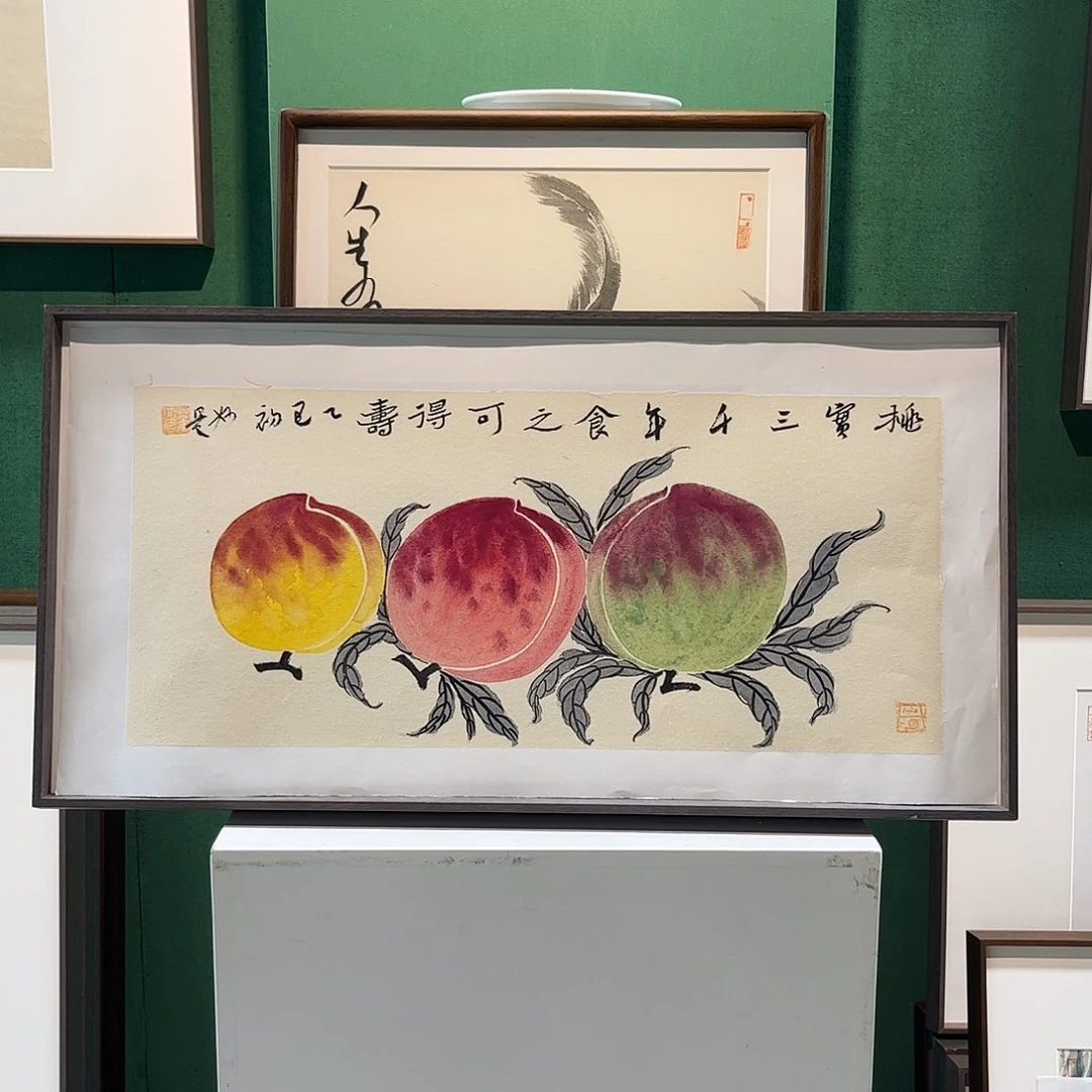 国画董老师作品带框