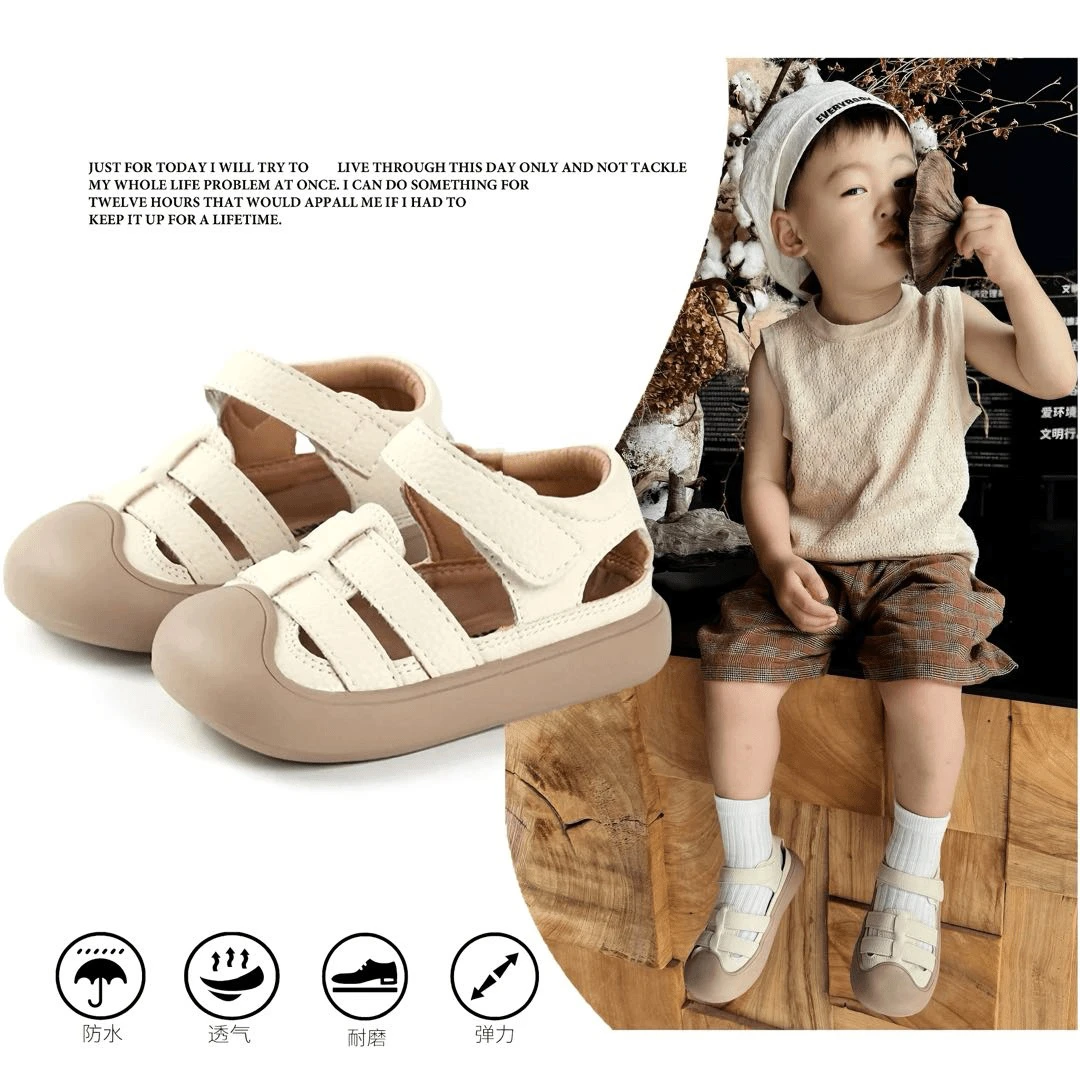 2025夏季儿童小皮鞋宝宝学步鞋软底女童鞋婴儿鞋男小童单鞋凉鞋