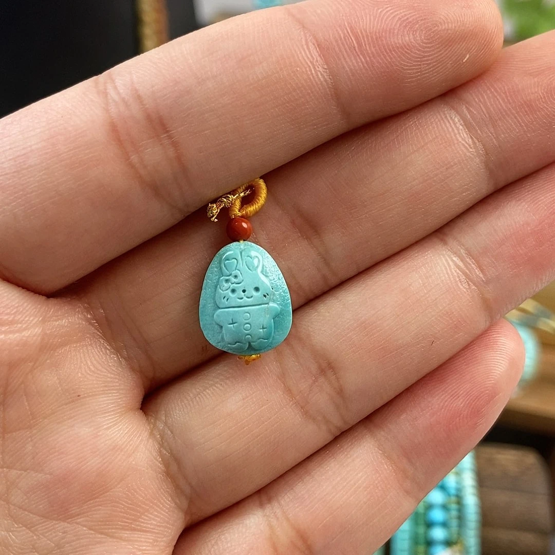 未镶嵌绿松石珠宝奇石