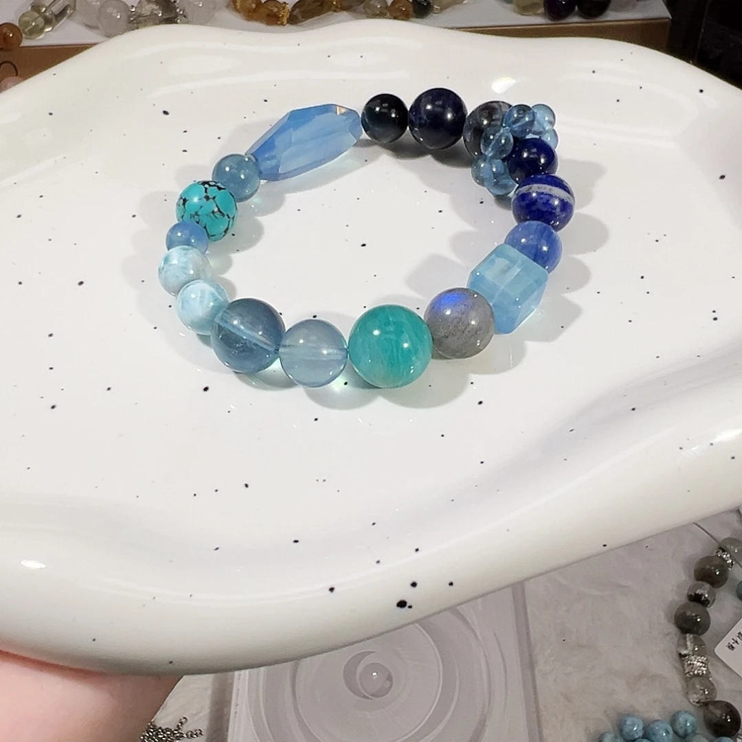 手串未镶嵌水晶多宝蓝
