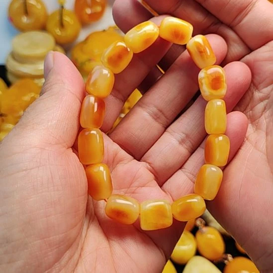 蜜蜡未镶嵌手绳手串II十