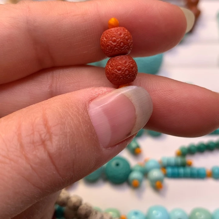 南红玛瑙未镶嵌颈饰