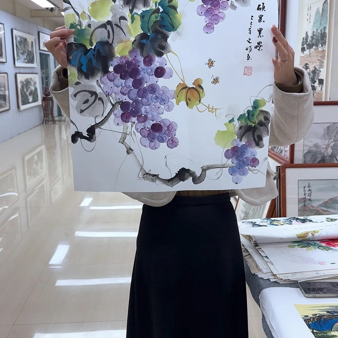 国画国画作品展示展