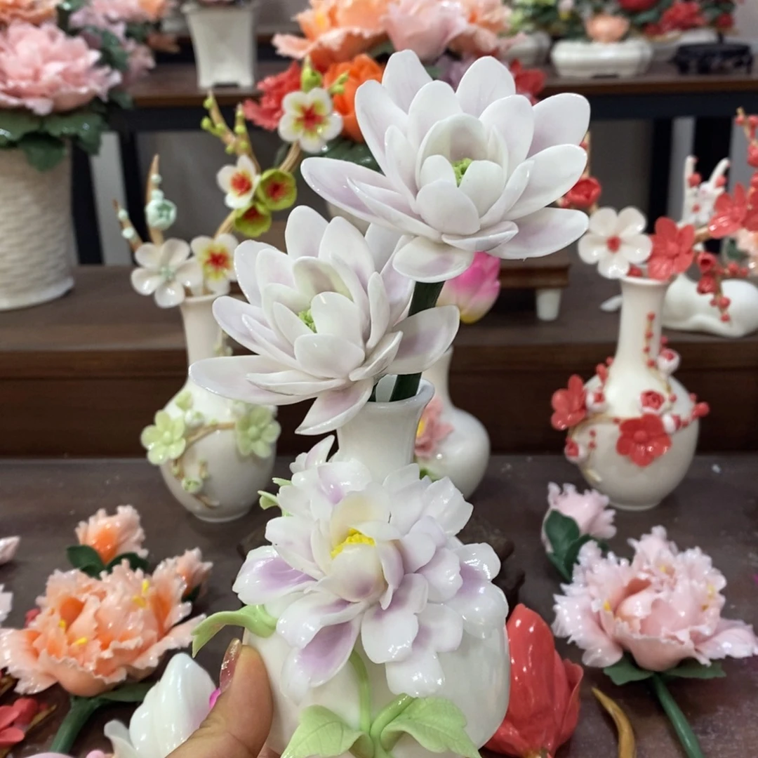 瓷片陶瓷工艺品摆件