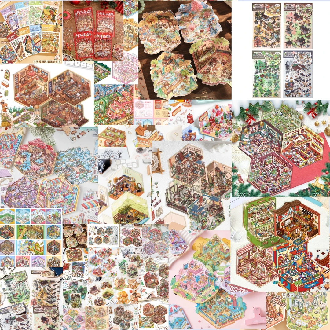 卿璎家造景贴纸DIY手工【放一波】