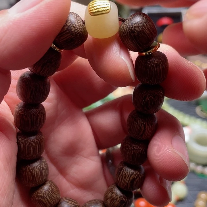 和田玉手串未镶嵌