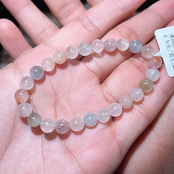水晶手链未镶嵌308号多样性发一  7+