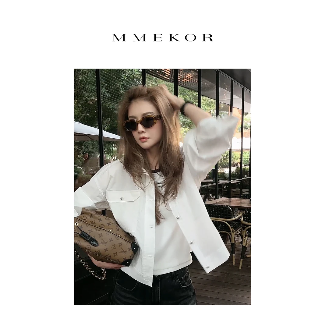 MMEKOR“高定女士”衬衫 2025新款职场不费力百搭上衣 89618