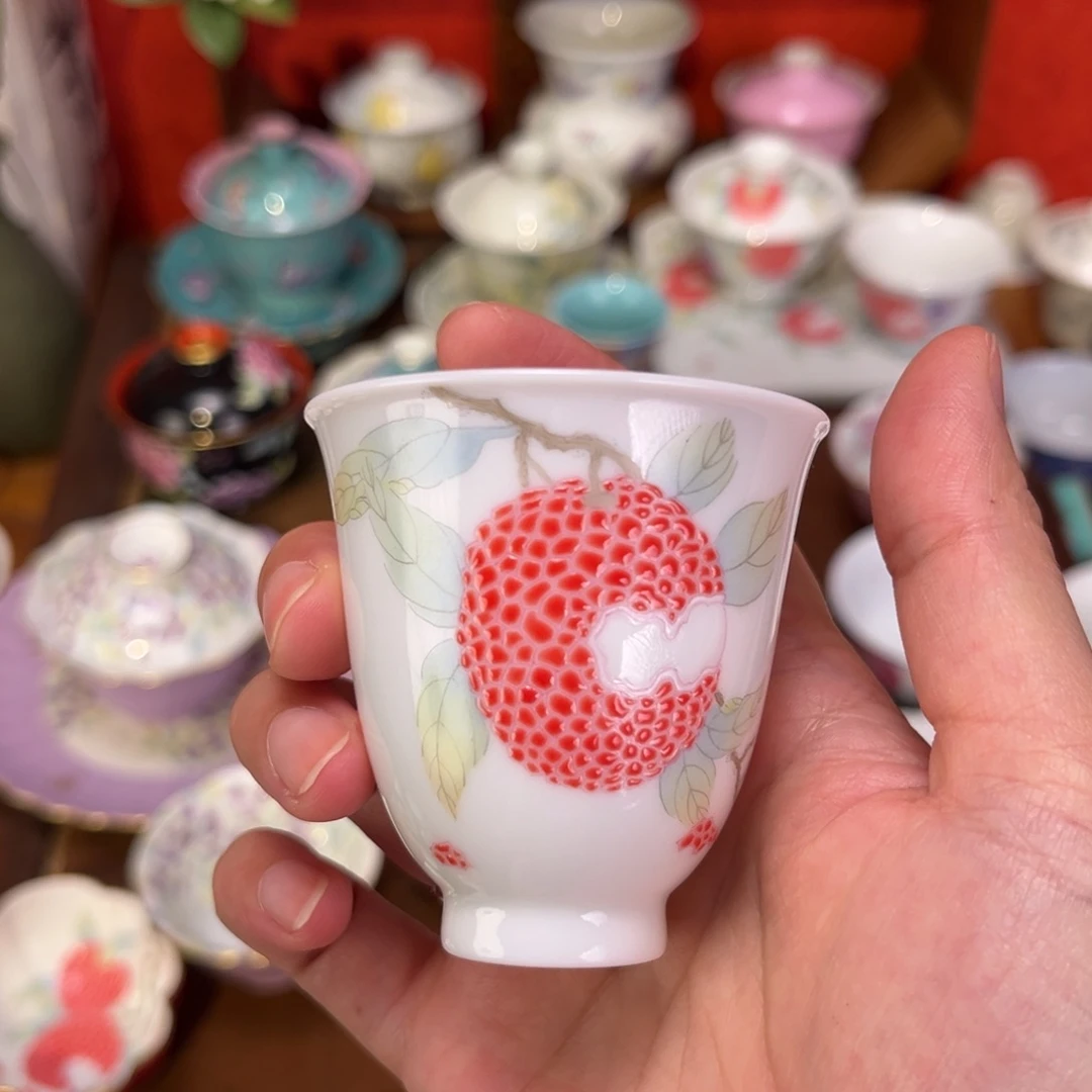 景德镇纯手绘陶瓷茶具