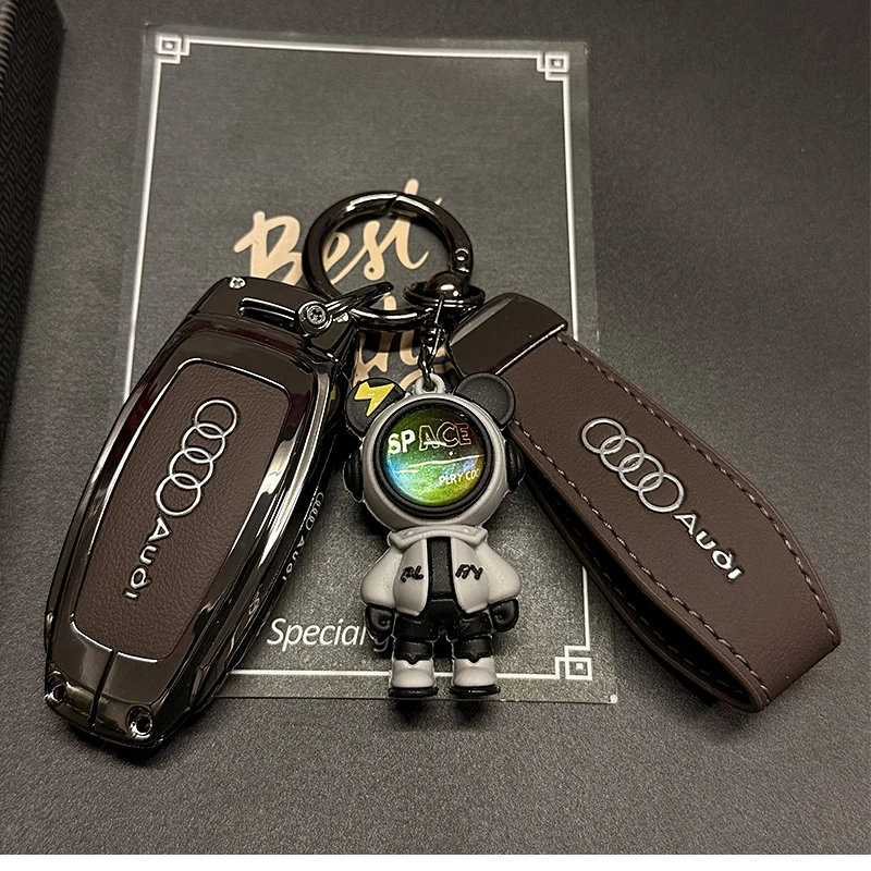 奥迪A3钥匙套25款35飞驰悦享型A3L尊享型车高档金属包保护壳男女