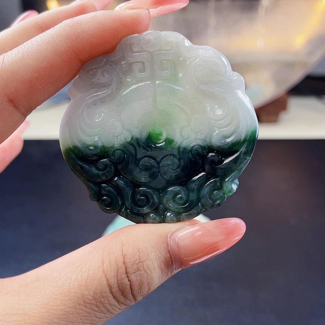 翡翠未镶嵌颈饰天然翡翠