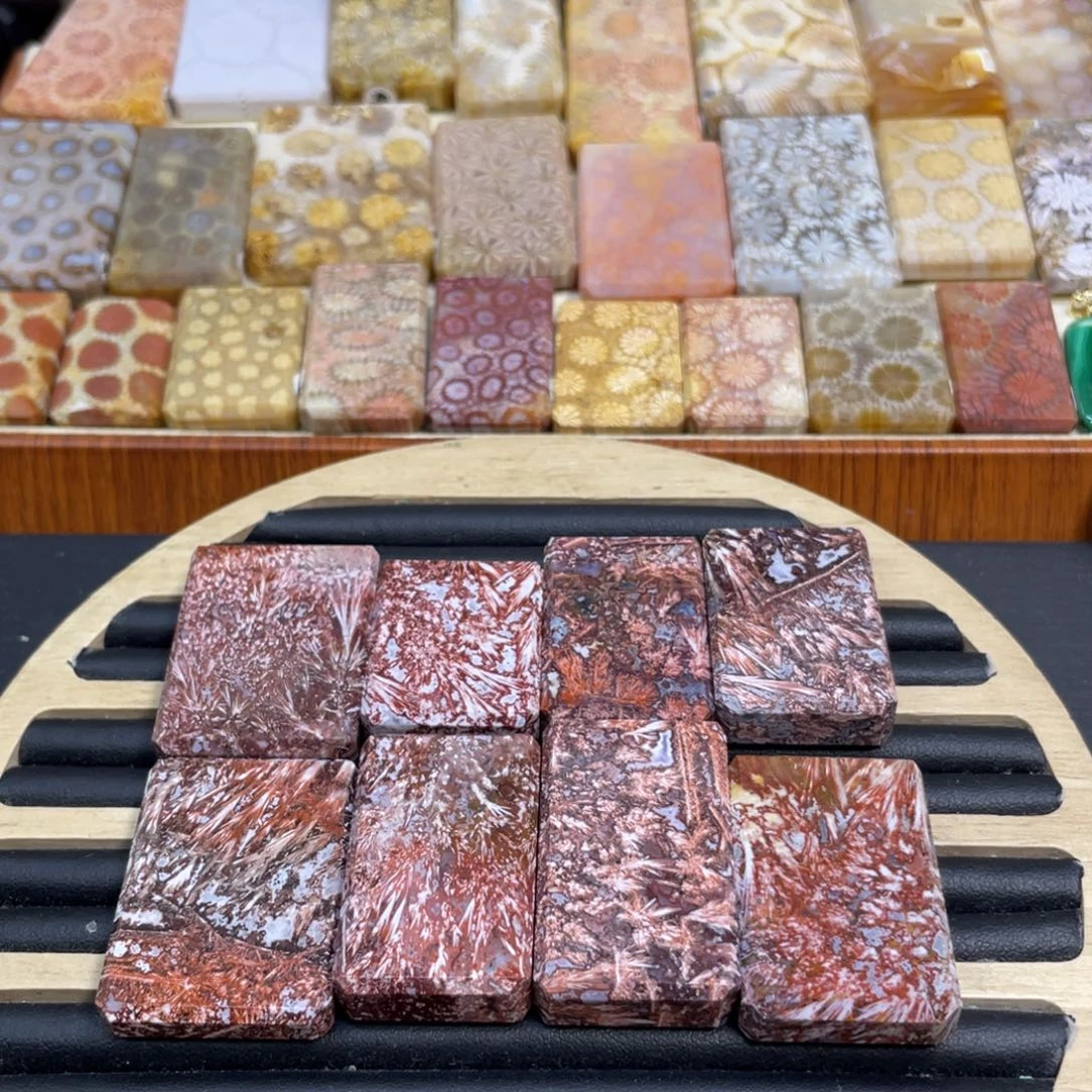 硅化玉未镶嵌颈饰意境麦穗花80米1个