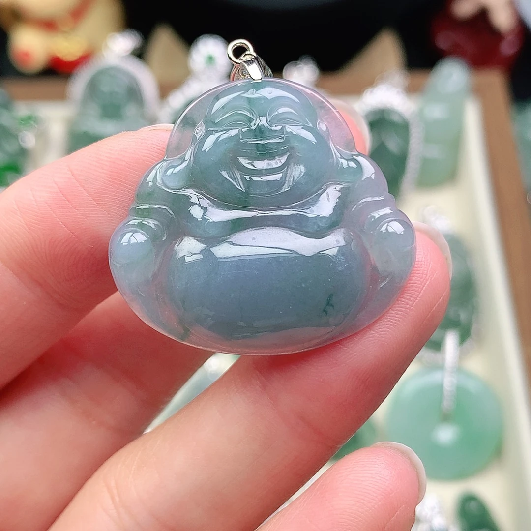 翡翠未镶嵌颈饰吊坠