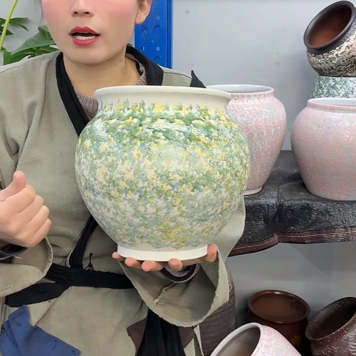 20×25 -粗陶花盆有孔-买买买