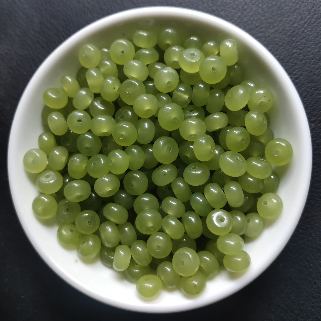 【散珠批发】W1906正冰晴水算盘6*3MM*50颗