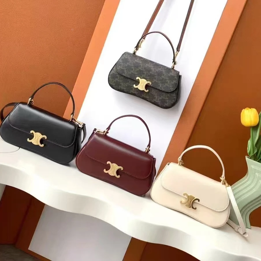 【万达专柜】轻奢bag女包凯旋门包包女式2025新款c家女包真皮适用