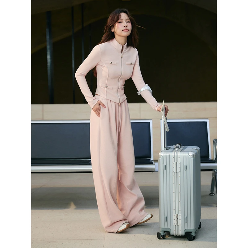 「PINPINPLUS」PP+ 重磅双面立领上衣休闲套装 PABEA112003Y