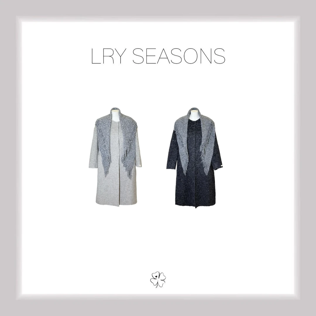 LRY SEASONS |韩系温柔气质披肩羊毛大衣25554