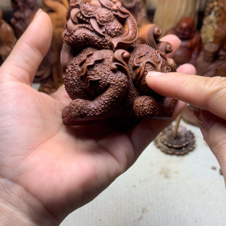 檀香木其他印度老山檀香貔貅瑕疵