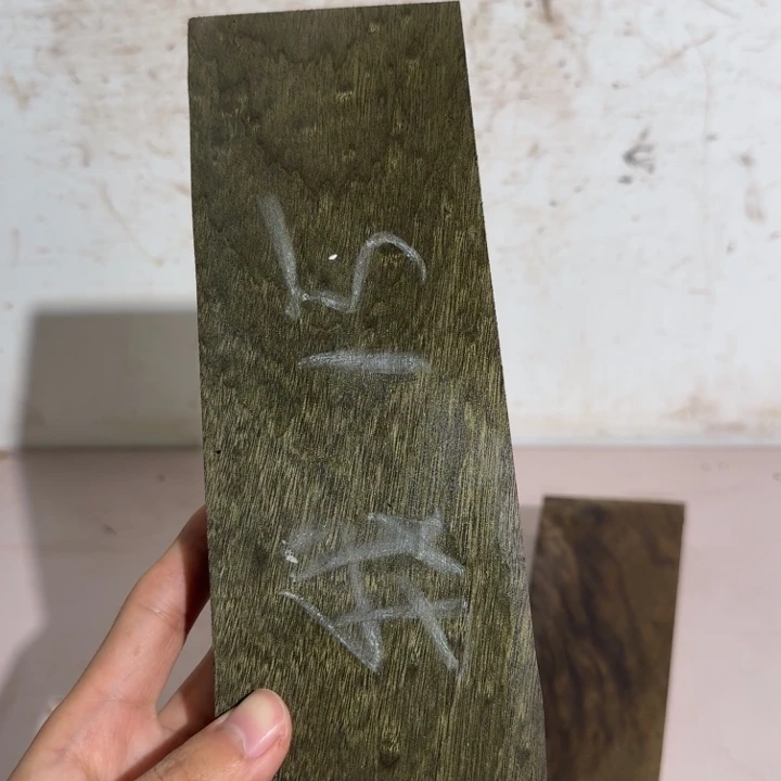 金丝楠木花纹小料15
