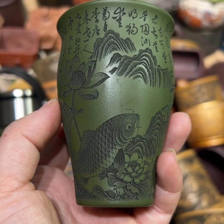 茶杯紫砂宜兴紫砂主人杯