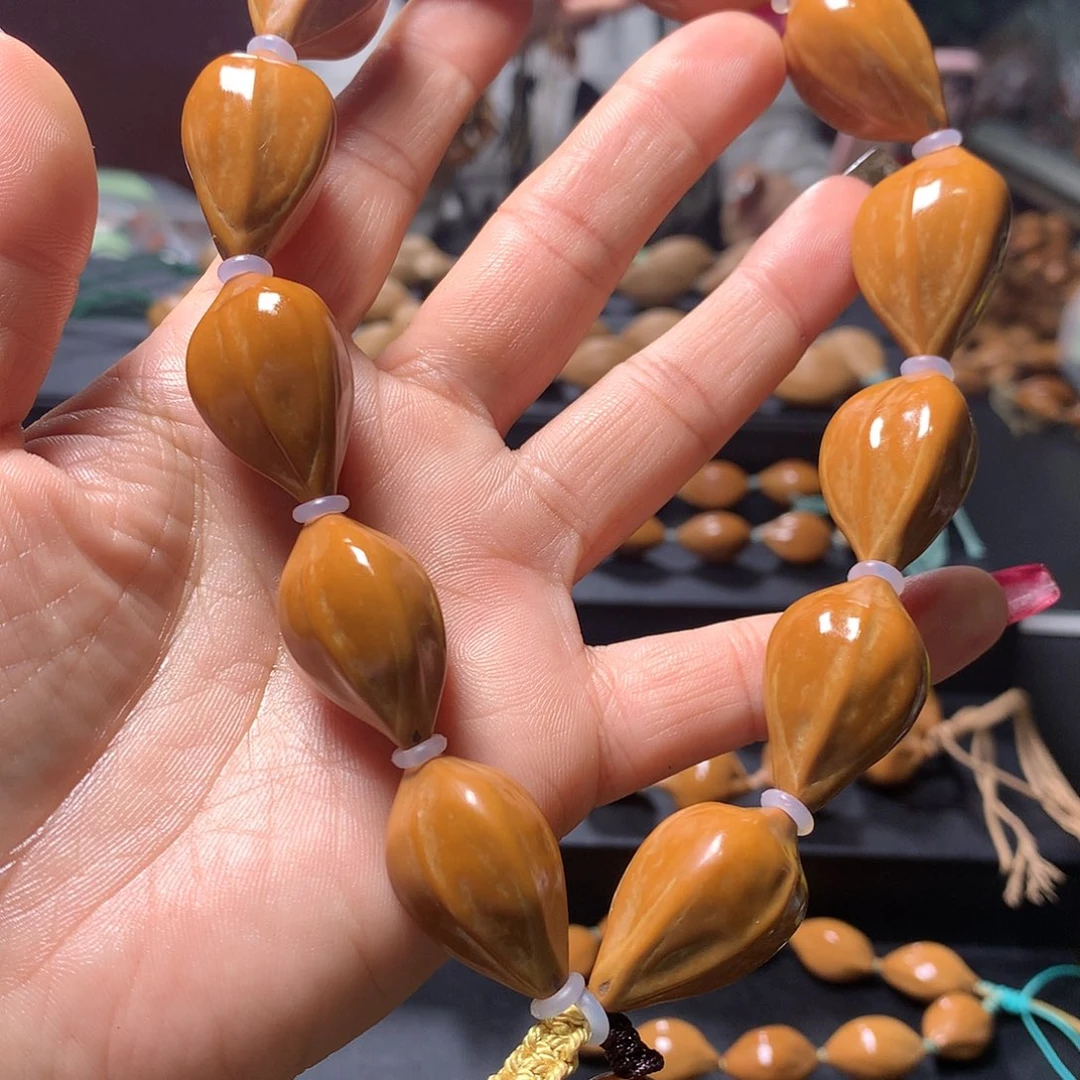 橄榄核手串/手链半***丨三花手串