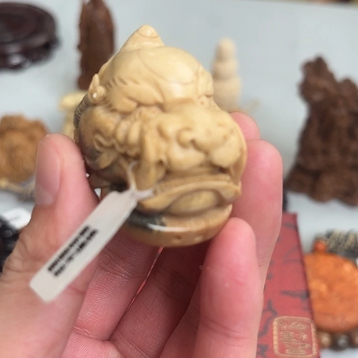 小***磊摆件猛犸象牙VVv更丰富幸福